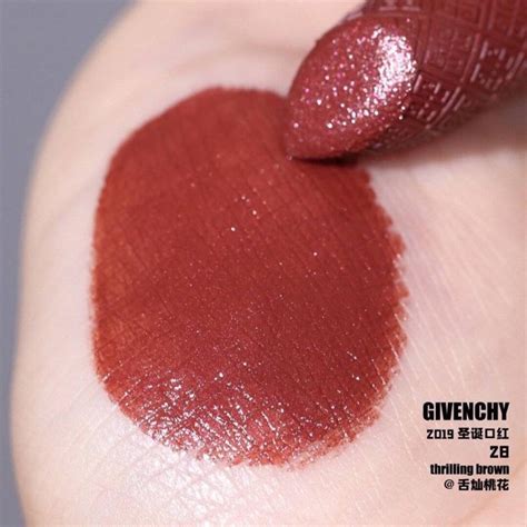 givenchy thrilling 28|Givenchy Rouge Interdit Satin Lipstick (Limited Edition), 28 .